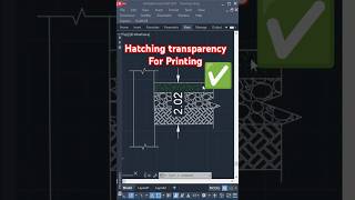 Printing Perfection How to Control Hatching Transparency in AutoCAD autocad architecture [upl. by Theta391]