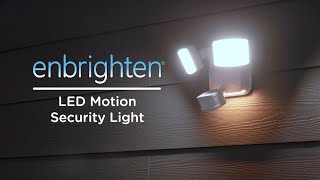 73676 73677 Enbrighten LED Motion Security Lights  Overview [upl. by Avihs941]