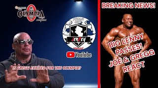 Zapata and Valentino 🚨 discuss big Lenny death Is Gregg excited for Mr Olympia [upl. by Skricki858]