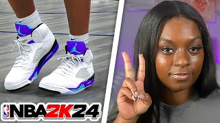 NBA 2K24 MyCAREER  Grape 5s  Playoffs Debut Ep26 [upl. by Werdma154]