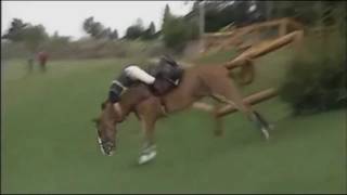 Andrew Nicholson defies gravity  Burghley Horse Trials 2000 [upl. by Kriss]