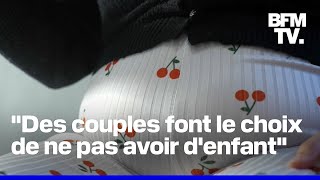 quotDes couples font le choix de ne pas avoir denfantquot la naissance est en baisse en France [upl. by Axela]