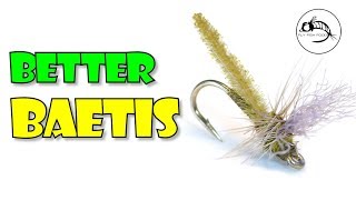 Fly Tying Tutorial The Better Baetis Blue Winged Olive Mayfly [upl. by Dannica]