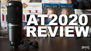 AudioTechnica AT2020 Cardioid Condenser Mic Review  Test [upl. by Ori]