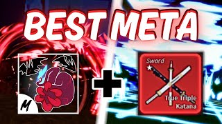 『TTK  SANGUINE ART』 BEST META for Bounty Hunting  Blox Fruits [upl. by Lleret58]