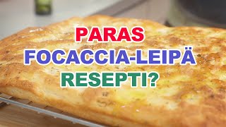 Herkkullista Foccacia leipää vaivatta  Paras leipä resepti [upl. by Samoht939]