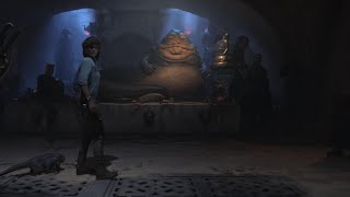 Star Wars Outlaws Jabba The Hutt Cutscene  PS5 Gameplay [upl. by Questa214]