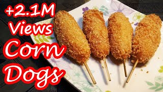 HOW TO MAKE CORN DOG  NO WAFFLE MAKER [upl. by Bibbye]