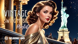 Nostalgic Nights Vintage Swing Music from 1940s New York [upl. by Sixela]