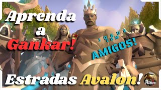 Como GANKAR Nas Estradas Avalon  Albion Online [upl. by Nosinned]