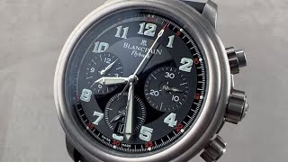 Blancpain Leman Flyback Chronograph Ti 2185F1230A63B Blancpain Watch Review [upl. by Welcy]