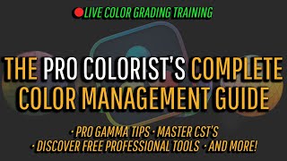 The Pro Colorist Guide To Color Management in 2024 [upl. by Barr464]