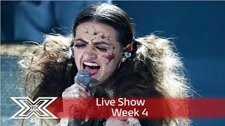 Emily Middlemas gets creepy for Radiohead cover  Live Shows Week 4  The X Factor UK 2016 [upl. by Bolan468]