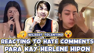 REACTING TO HATE COMMENTS PARA KAY HERLENE HIPON l WILBERT TOLENTINO [upl. by Hinkel]