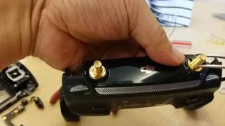 DJI with ALIENTECH antenna signal booster 大疆御MAVIC PRO加装火星人PLUS增距天线改装遥控器 [upl. by Docile]