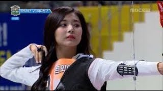 Chou Tzuyu Hair Flip  Archery  TWICE  Chou Smile  Viral  K POP STAR [upl. by Dorcea]