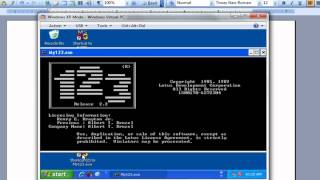 DOS in a Windows 7 Computer [upl. by Mccafferty41]