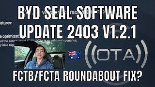 BYD Seal OTA Software Update 2403 V121 Australia Walkthrough amp Drive [upl. by Hahnert]