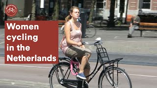 Women cycling in The Netherlands [upl. by Deirdra]