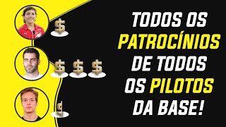 QUAIS AS EMPRESAS QUE APOIAM FELIPE DRUGOVICH ENZO FITTIPALDI DUDU BARRICHELLO E OUTROS [upl. by Sucul]