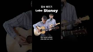 Stoney  Lobo  7080 추억의 팝송  가사 보며 발음 익히기 통기타 우쿨렐레 Shorts [upl. by Ricker483]