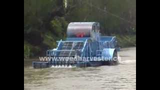 River trash collection boat [upl. by Rodrich]