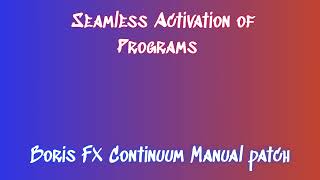 Simple Steps to Download amp Install Boris FX Continuum [upl. by Selwyn]