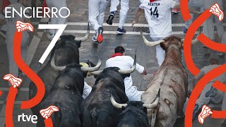 SÉPTIMO ENCIERRO de San Fermín 2022  Victoriano del Río [upl. by Eelyrehc17]