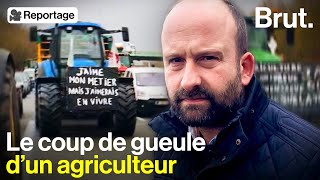 Manif des agriculteurs  betteravier dans lOise Alexis explique les raisons de la colère [upl. by Lladnar]