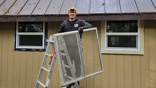 Installing New Windows at My Cabin [upl. by Waldman]