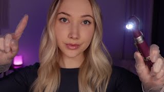 ASMR Detailed Cranial Nerve Exam Relaxing Doctor Roleplay  Eyes Ears Facial Nerve Tests [upl. by Stagg]