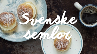 Opskrift Svenske fastelavnsboller semlor I Nem og lækker opskrift [upl. by Mommy580]