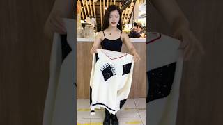 White formal v neck warmer for ladies trendingfashion fashiontrends [upl. by Chicky]