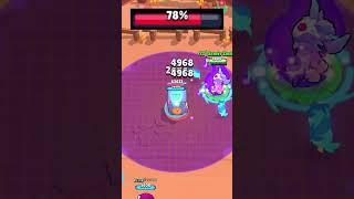 Melodie HEIST DAMAGE😳 brawlstars shorts [upl. by Suoirad]