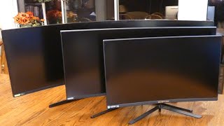 Monitor Size Comparison 27 Inch 169 35 Inch 219 49 Inch 329 [upl. by Ailahtan]