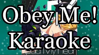 OBEY ME KARAOKE  READ MY HEART  ROMANJI [upl. by Odarbil]