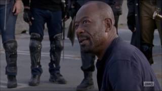 Morgan kills Richard  The walking dead 7x13 [upl. by Nnaeinahpets]