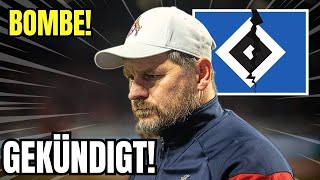 EILMELDUNG HSV HAMBURG FEUERT STEFFEN BAUMGART – ALLE DETAILS HSVNACHRICHTEN [upl. by Evetta]