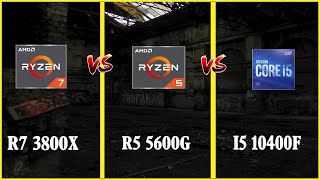 Ryzen 7 3800X vs Ryzen 5 5600G vs I5 10400F  RTX 3080 [upl. by Bobbette]