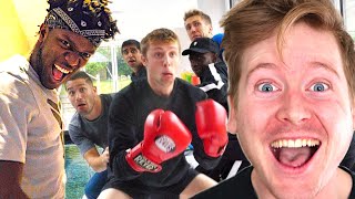 KSI VS THE SIDEMEN REACTION [upl. by Helbon]