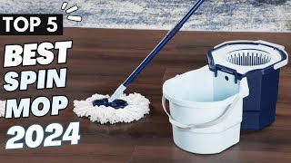 Top 5  Best Spin Mop And Bucket System in 2024  Spin Mop System 2024 Top 5 Picks [upl. by Magnusson]