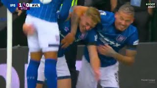 Liam Delap Goal Ipswich Town Vs Aston Villa 10 All Goals Analysis amp Highlights Result [upl. by Htaeh603]