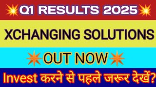 Xchanging Solutions Q1 Results 🔴 Xchanging Solutions Results 🔴 Xchanging Solutions Share Latest News [upl. by Nolra]