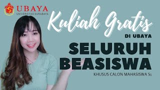 Kuliah Murah Bahkan Gratis di Ubaya  Beasiswa Calon Mahasiswa Sarjana S1  Anita Cornelia [upl. by Alyag]