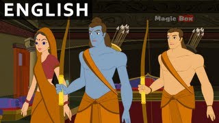 Rama In Chitrakoot  Ramayanam In English  Watch this most popular animatedcartoon story [upl. by Aekahs364]