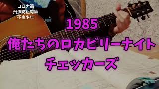 俺たちのロカビリーナイト チェッカーズ １９８５ 歌詞付 弾き語り 昭和歌謡曲 [upl. by Nalyak995]