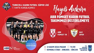 ABB FOMGET SK  ALG SPOR FUTBOL MÜSABAKASI [upl. by Karb]