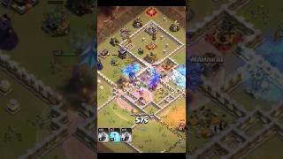 Th11 electro dragon deadly war attack 3 stars coc th11 clashofclans shorts trending gaming [upl. by Rausch]