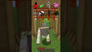 Electric Fence vs Creeping Mobs shorts meme memes [upl. by Klos]