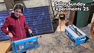 Solar Sunday Experiments 25 Using Grener Power 200ah LiFePo4 battery to upgrade my PV setup [upl. by Chang]